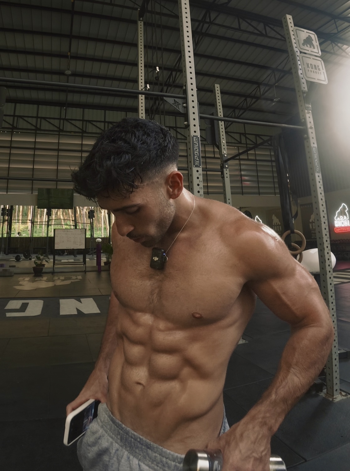 Adam Saddiq, your coach, in the gym